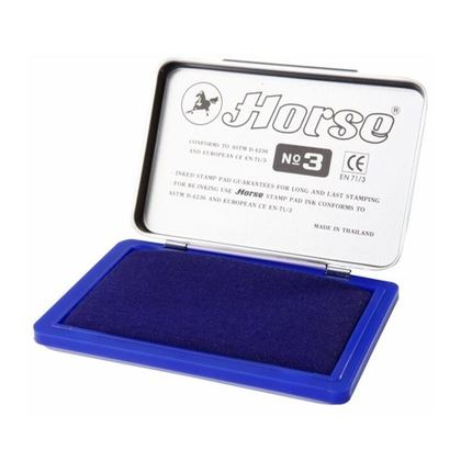 แท่นประทับตราม้า เบอร์ 3  ราคา 35 บาท